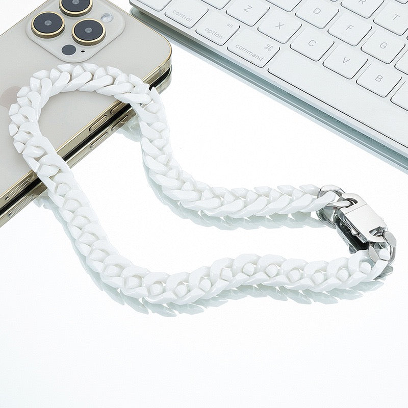 Chunky Cuban Ceramic Bracelet