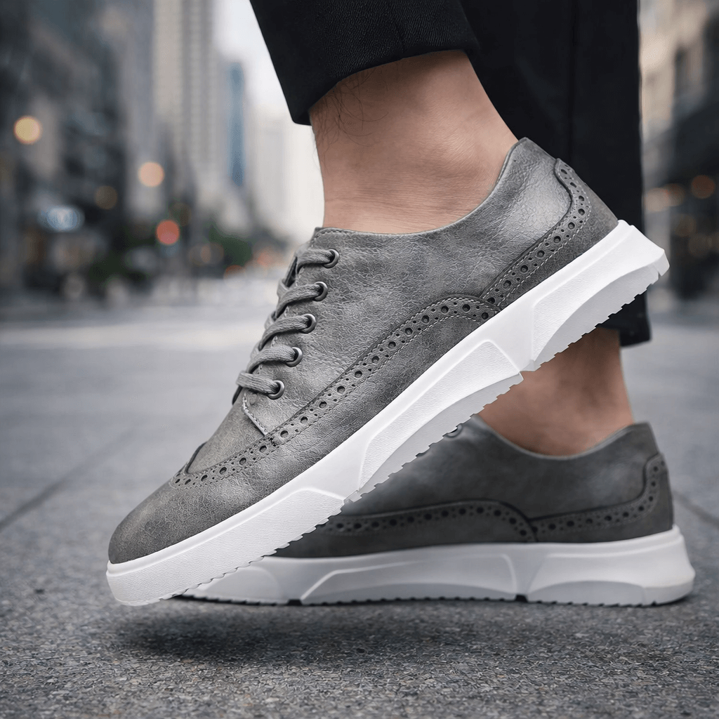 Calver Leather Brogue Sneakers