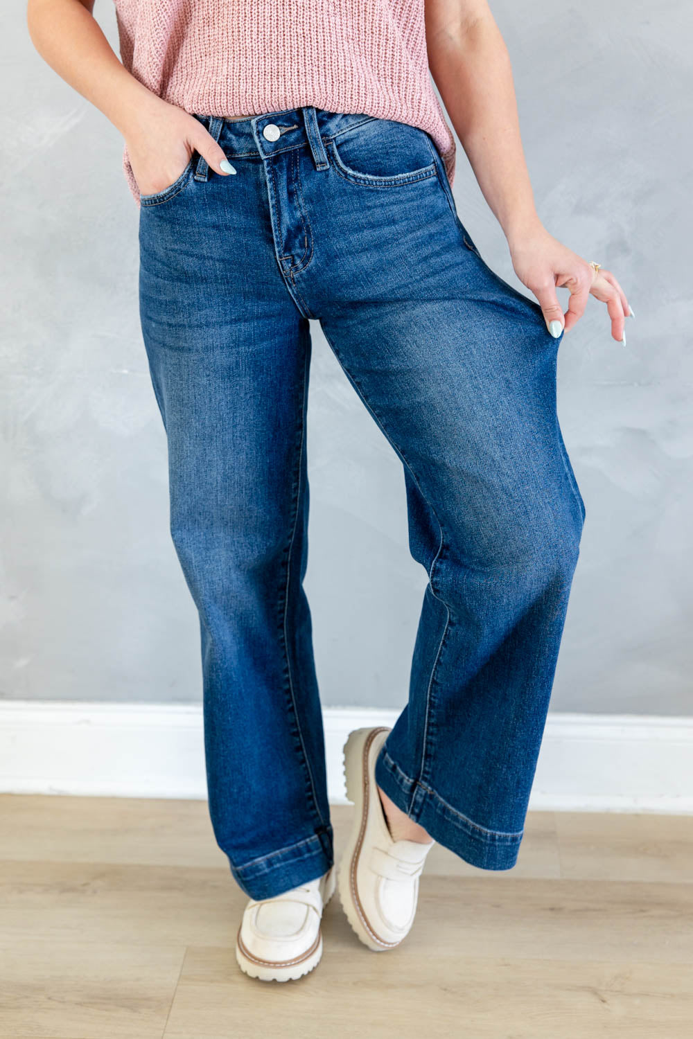 Big Mood Trouser Hem Jeans